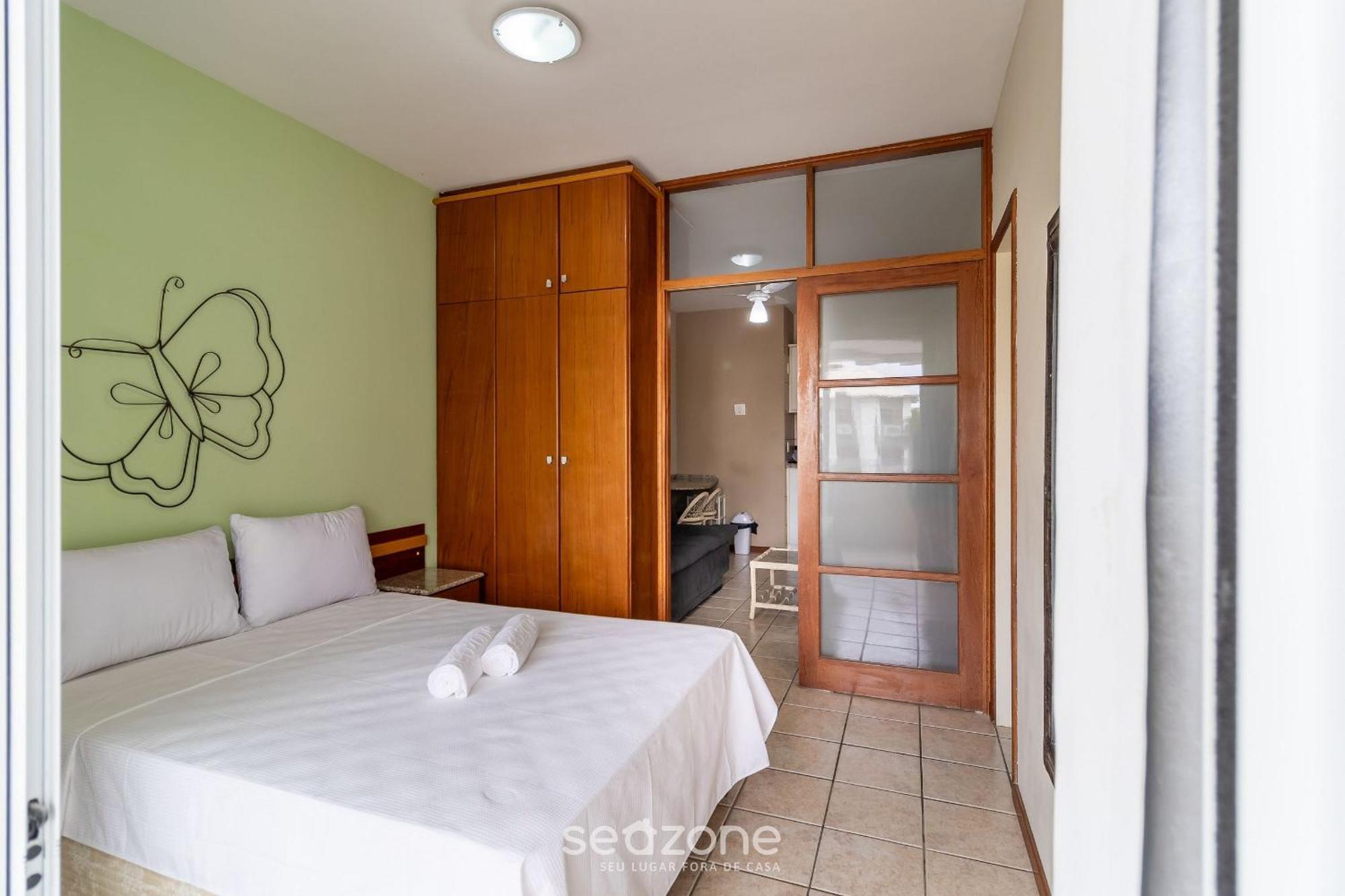 Apto C/ Varanda Em Condominio Pe Na Areia Iho127 Флорианополис Экстерьер фото