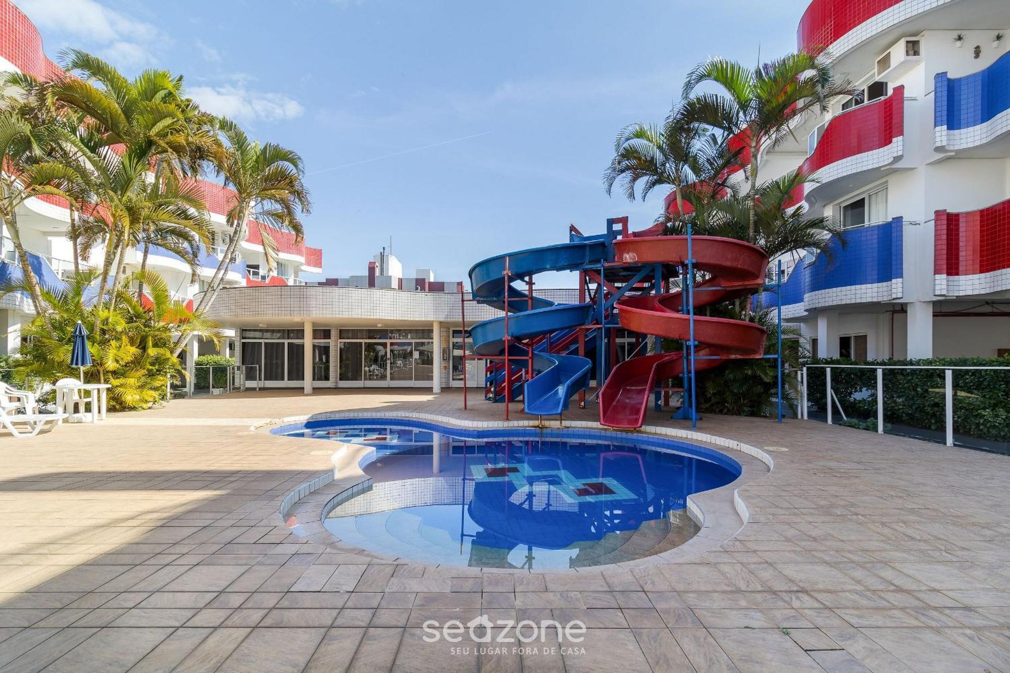 Apto C/ Varanda Em Condominio Pe Na Areia Iho127 Флорианополис Экстерьер фото
