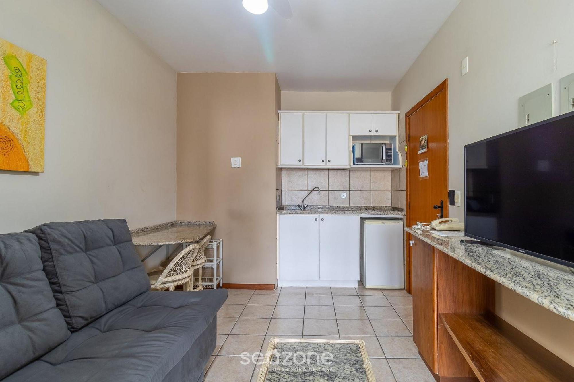 Apto C/ Varanda Em Condominio Pe Na Areia Iho127 Флорианополис Экстерьер фото