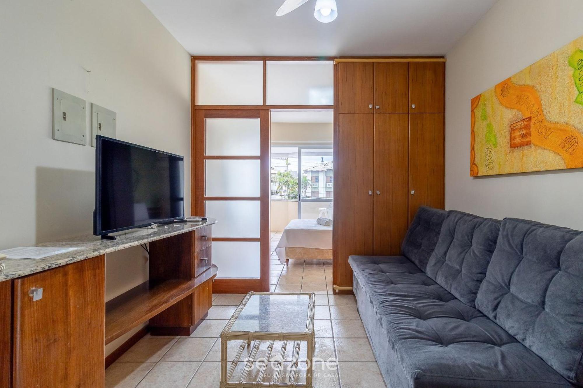Apto C/ Varanda Em Condominio Pe Na Areia Iho127 Флорианополис Экстерьер фото